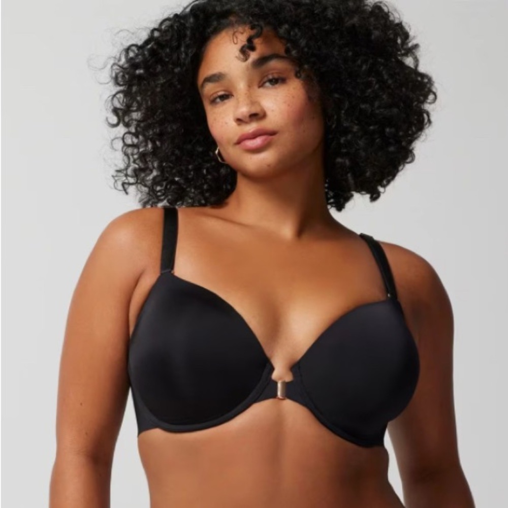 Soma Vanishing 360 Perfect Coverage Bra FR CL Women’s Size 34C Black Neutral